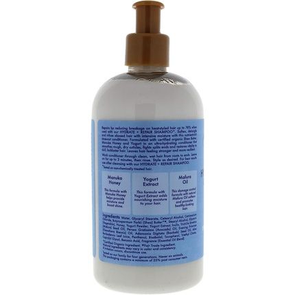 Shea Moisture Manuka Honey And Yogurt Hydrate Plus Repair Conditioner 13Oz - Image 3