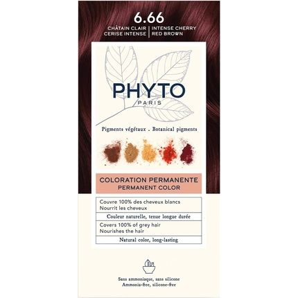 Phyto Paris Permanent Coloration 666 Intense Cherry Light Brown