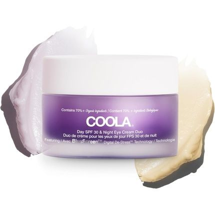 Coola Day Spf 30 & Night Eye Cream Duo - 70%+ Organic Sunscreen