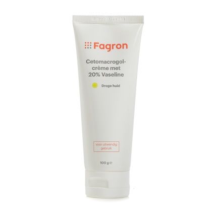 Fagron Cetamacrogol Cream With 20% Vaseline 100 Gr