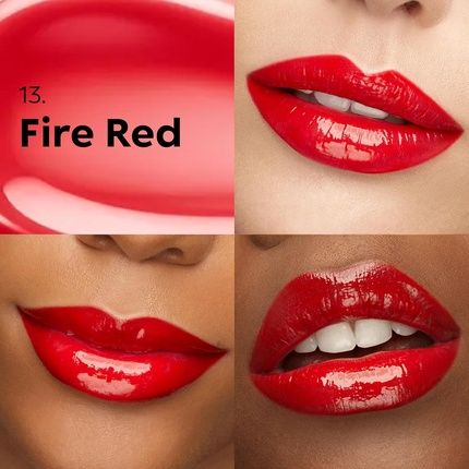 Kiko Milano 3D Hydra Lip Gloss 13 Softening For A 3D Look Fire Red