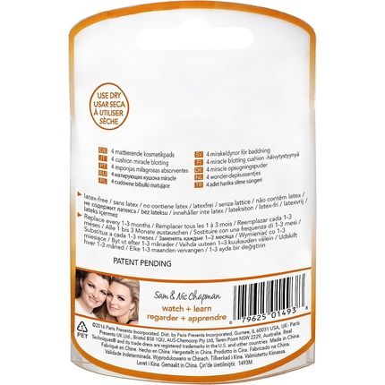 Real Techniques 4 Miracle Blotting Cushions