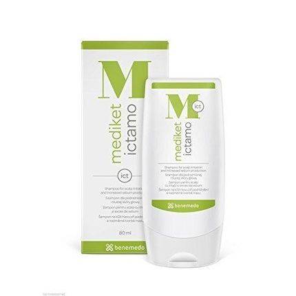 Mediket Ictamo Shampoo 80Ml For Seborrhea In Hair, Scabs, Sores, And Excessive Sebum