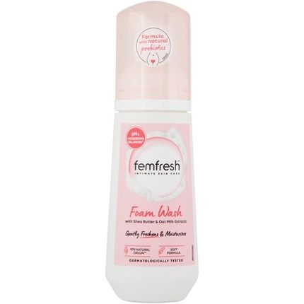 Femfresh Moisturisation & Comfort Daily Intimate Foam Wash With Shea Butter & Oat Milk Extracts 150Ml