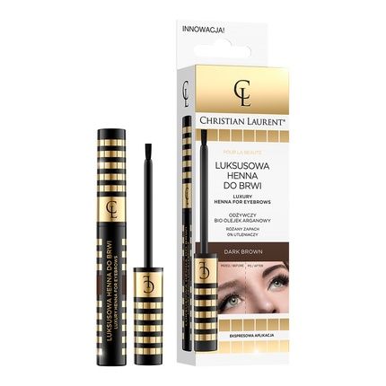 Pour La Beaute Luxury Eyebrow Henna Dark Brown 6Ml