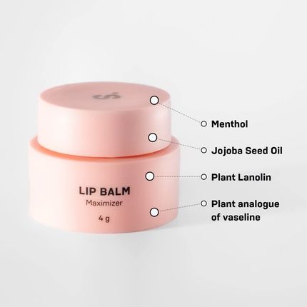 Sister'S Aroma Lip Balm Bigger Lips Oil Gloss Glow Plumper And Care With Jojoba Seed Oil And Plant Lanolin 4G - Image 3