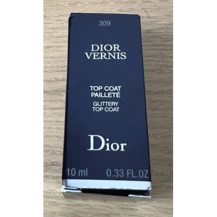 Limited-Edition Dior Vernis Top Coat Glittery Polish 309 Cosmic