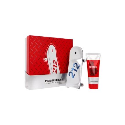 Carolina Herrera 212 Heroes Eau De Toilette 90Ml + Shower Gel 100Ml Gift Set