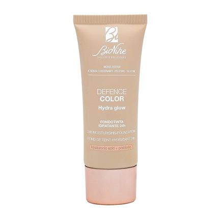 Bionike Defence Color Foundation Hydra Glow Moisturizing 24H 30Ml - Shade 102 Creams