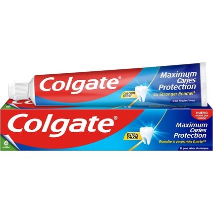 Toothpaste Caries Protection With Active Fluoride And Calcium Fresh Taste 75Ml