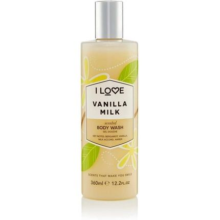 I Love Vanilla Milk Scented Body Wash Rich & Creamy Foam
