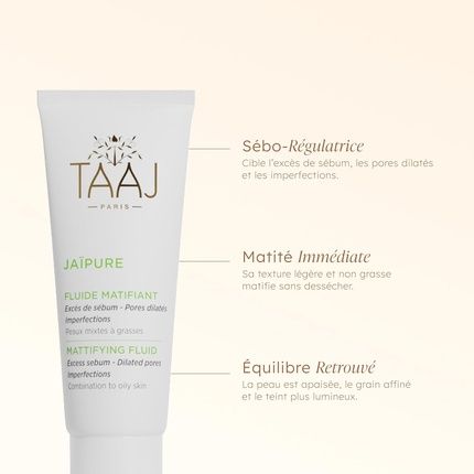 Taaj Mattifying Fluid Japure Anti-Imperfection And Sebum Regulating Treatment - Image 3