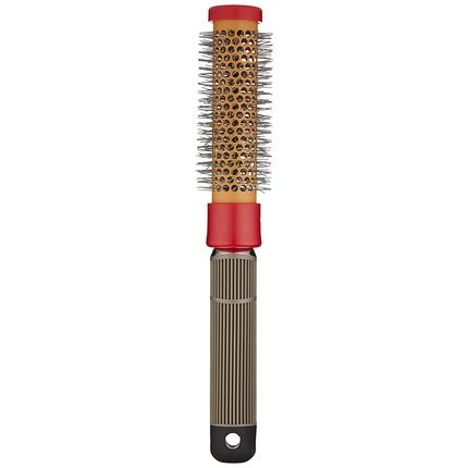 Chi Ceramic Round Nylon Small Brush Red & Gold 1 Count