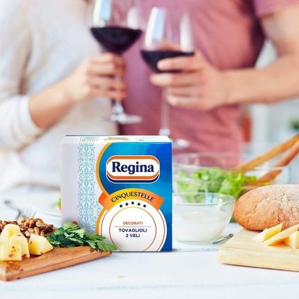 Regina - Cinquestelle, Two Ply Napkin - 6 Packs Of 46 [276 - Image 3
