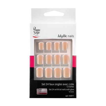Idylle French-Fine False Nail Kit - 24 Nails