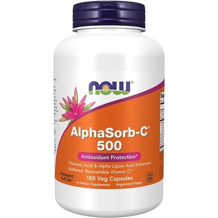 Now Nf Alphasorb-C 500Mg 180 Capsules