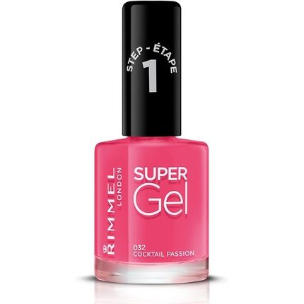 Rimmel Super Gel Step 1 Nail Polish 12Ml 032 Cocktail