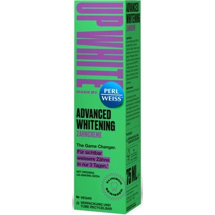 Perl Weiss Up White Advanced Whitening Dentifrice 75 Ml