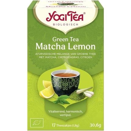 Yogi Tea Green Tea Matcha Lemon Organic Green Tea With Matcha