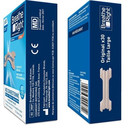 Breathe Right Original Large Noseband For Sleep