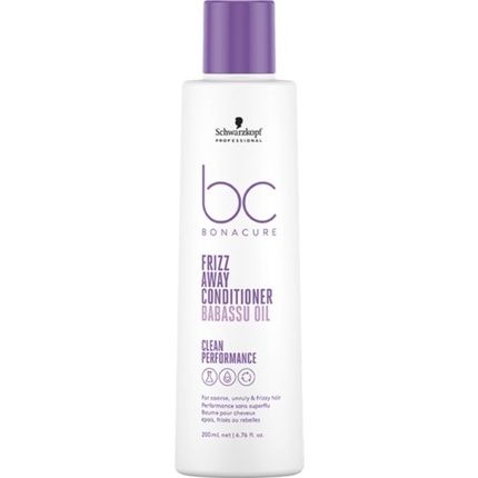 Schwarzkopf Professional Bc Bonacure Frizz Away Conditioner For Unruly And Frizzy Hair 200Ml