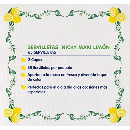 Nicky Servi.Maxi Lemon 2 Layers