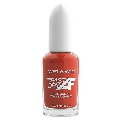 Wet N Wild Fast Dry Nail Polish Color Orange-Red Toasted