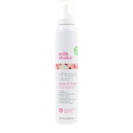 Milkshake Colour Care Whipped Cream Flower 200Ml Protective Leavein Foam For Colored Hair