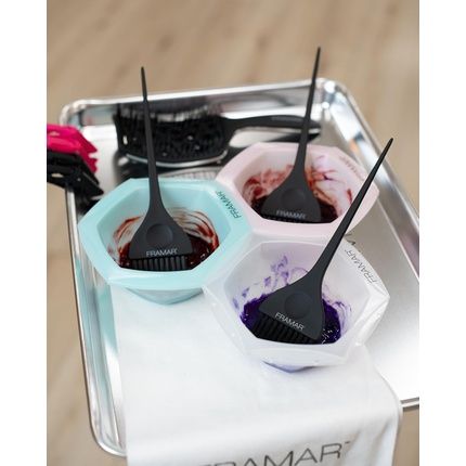 Framar Black Hair Dye Brush Set - Black Colour Brushes For Bleach And Tint - Image 3