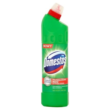 Unilever Domestos Toilet Cleaning Liquid Antibacterial 750Ml Pine