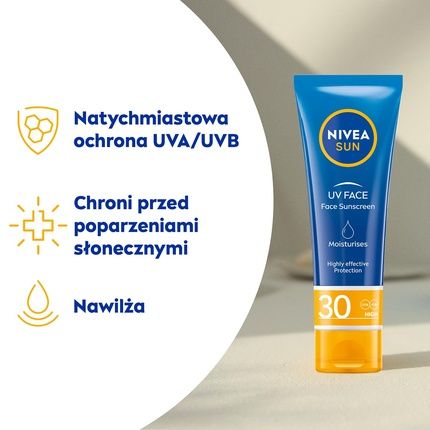 Nivea Sun Uv Face Light Moisturizing Facial Sunscreen Spf 30 - Image 3