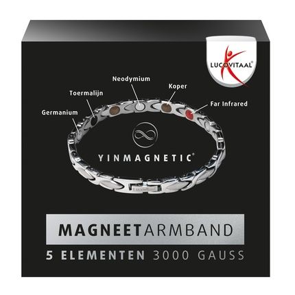 Lucovitaal Magnetic Bracelet Ym@ Silver