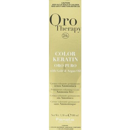 Fanola Oro Ammonia Free Dye Therapy Platinum 10 Blonde Color Keratin 100Ml