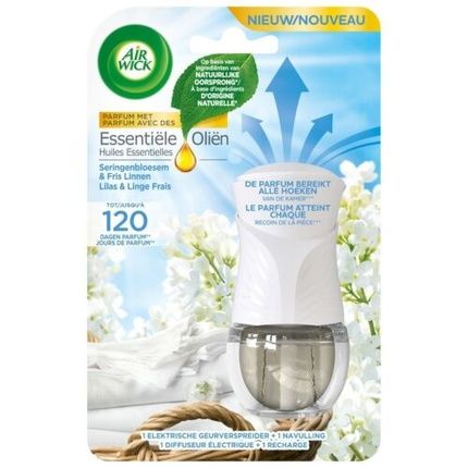 Airwick Starter Set Electric Diffuser With 19Ml Refill Lavender & Fresh Linen