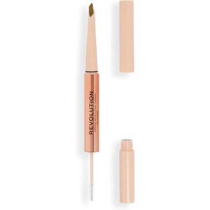 Makeup Revolution Fluffy Brow Filter Duo Brow Pencil And Eyebrow Gel Bronde