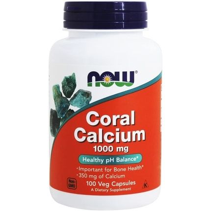 Coral Calcium 1000Mg, 100 Veggie Caps - Now Foods
