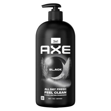 Axee Shower Gel With Black Pump Dispenser 900Ml