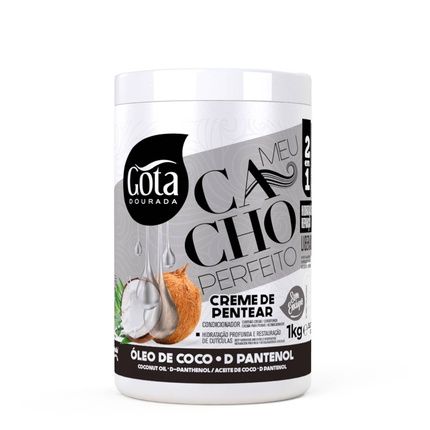 Gota Dourada Meu Cacho Perfeito Leavein Coconut Oil 1Kg