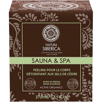 Natura Siberica Detox Body Salt Scrub With Cedar Extract 370Ml