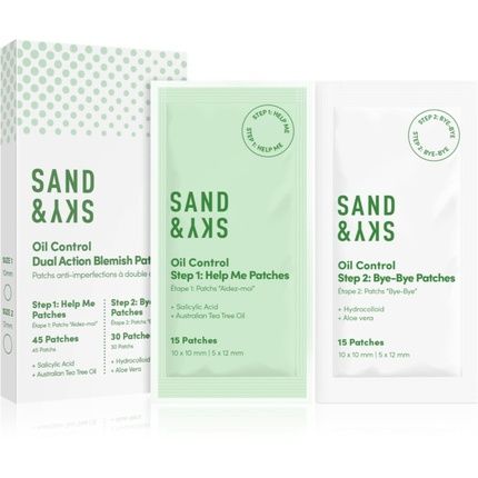 Sand & Sky Oil Control Dual Action Blemish Patches - 75 Patches