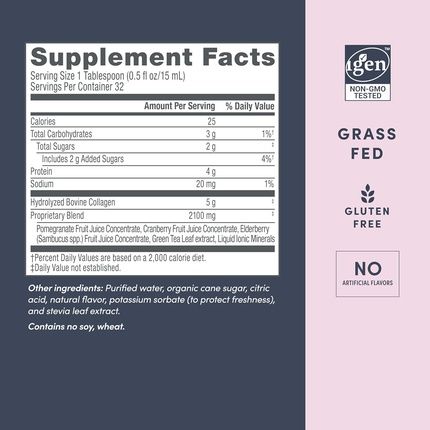 Neocell Liquid Collagen Supplement For Skin, Hair, Nails, And Joints