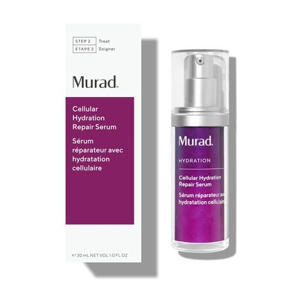 Murad Cellular Hydration Barrier Repair Serum Hydrating Face Serum Repairs Lipid-Depleted Skin Barrier Hexapeptide-9 Bilberry And Hyaluronic Acid Delivers Stronger Healthier Skin 1 Fl Oz 1 Ounce