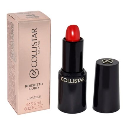 Collistar Lipstick Puro 109 Papavero Ipnotico Highquality Lipstick In Vibrant Red Color