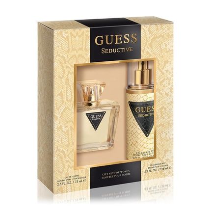 Guess Seductive Women Eau De Toilette 2 Piece Gift Set - Perfume Spray 2.5 Fl. Oz. & Fragrance Mist 4.2 Fl. Oz.
