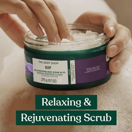 The Body Shop Sleep Rejuvenating Body Scrub-In-Oil With Lavender & Vetiver 9.7Oz - Vegan