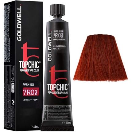7Ro Max Striking Red Copper Goldwell Topchic Warm Reds Tb 60Ml