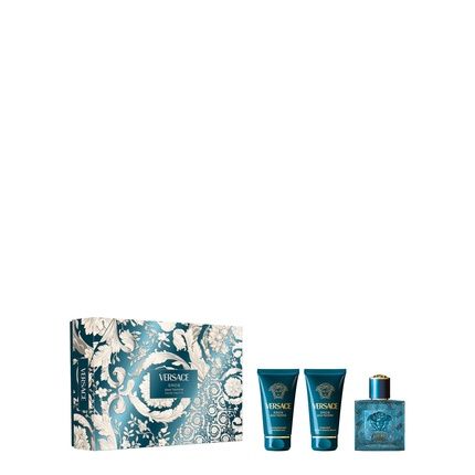 Versace Eros H Eau De Toilette 50 Ml Vaporizer Shower Gel 50 Ml After Shave Balm 50 Ml