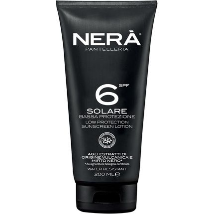 Nera Pantelleria Low Protection Spf 6 Sunscreen Lotion With Uva And Uvb Filters