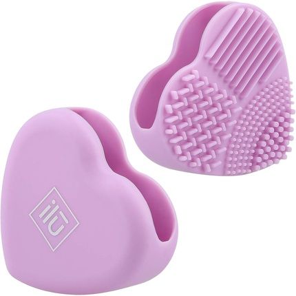 T4B Ilu Makeup Brush Cleaner Silicone Cosmetic Brush Cleaning - Purple - Image 3