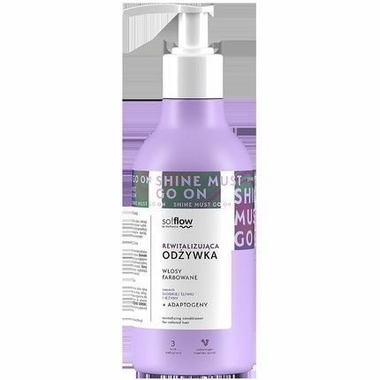 So!Flow Revitalizing Conditioner For Colored Hair 400Ml Blackberry Plum Scent - Image 3